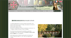 Desktop Screenshot of pensionchienschats.fr